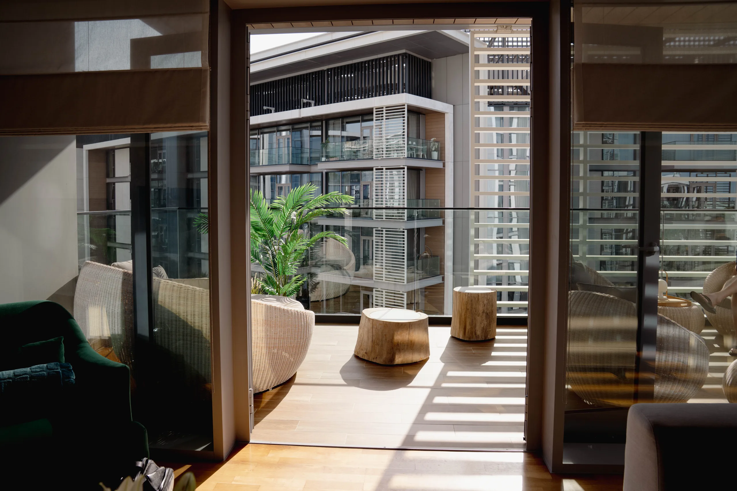 Balcony Image Walking Out