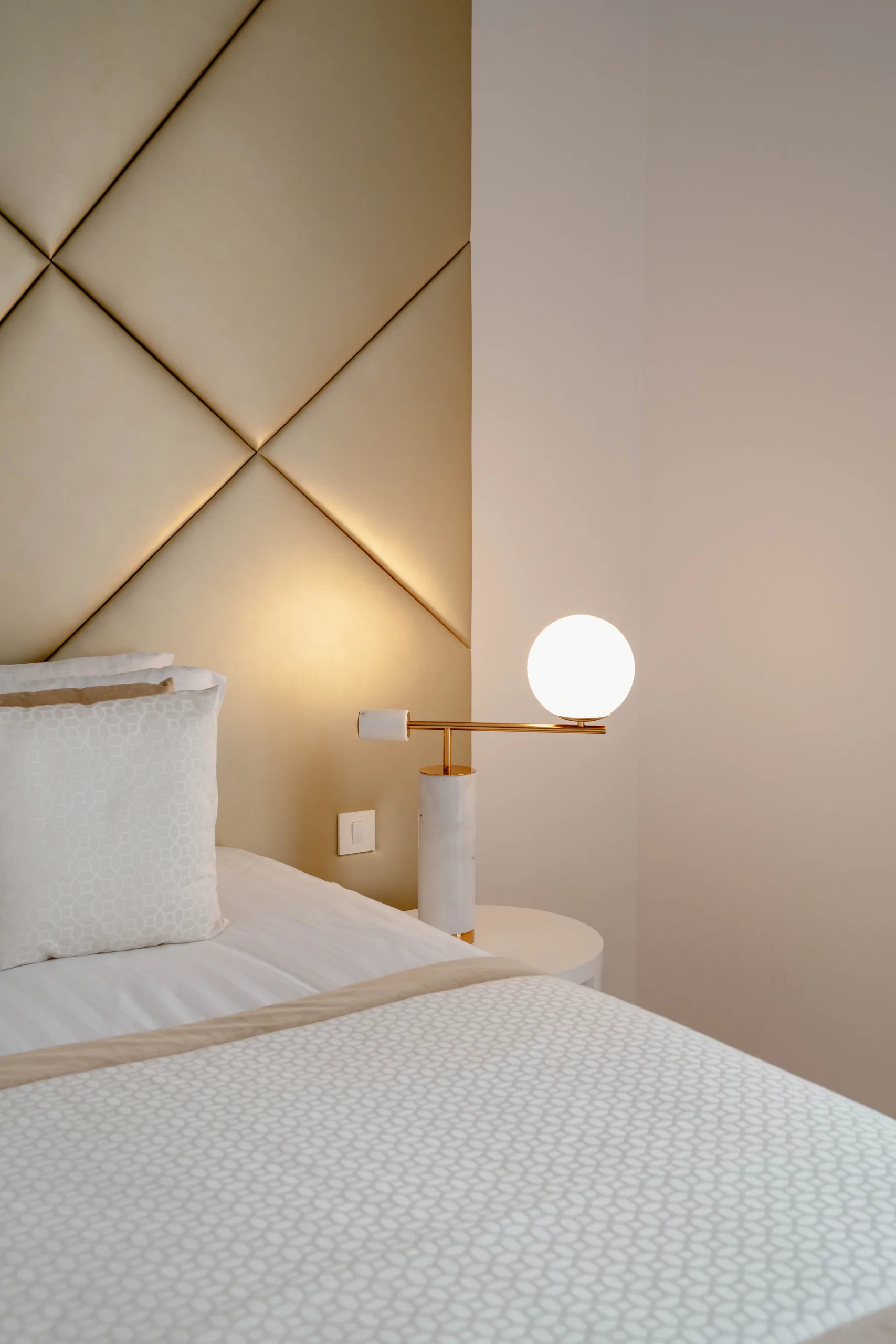 Bedside Lamp Zoomed in