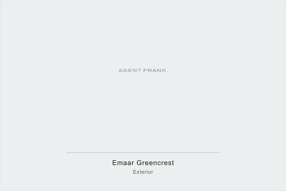 Photography pending for Emaar Greencrest, an off-plan development. This frame will show the exterior.