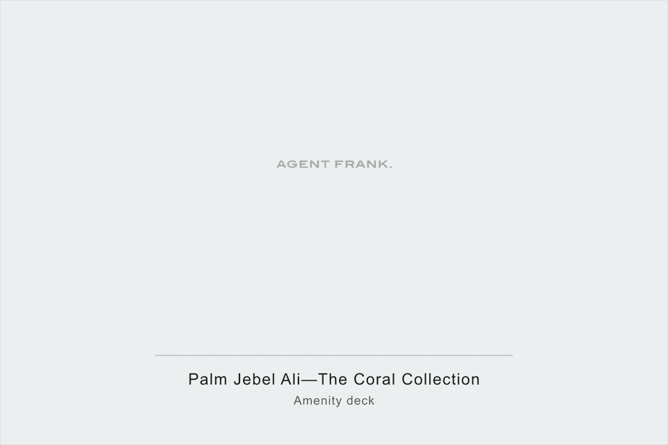 Photography pending for Palm Jebel Ali—The Coral Collection, an off-plan development. This frame will show the amenity deck.