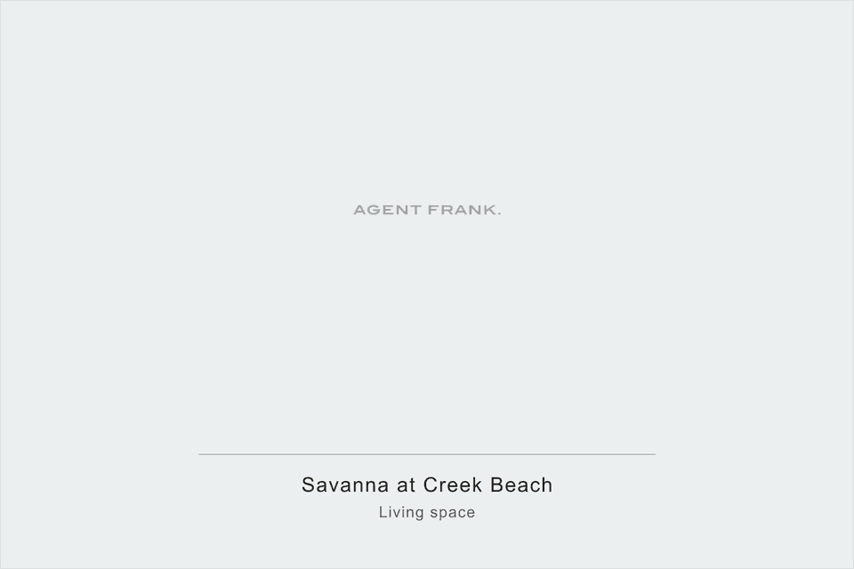 Photography pending for Savanna at Creek Beach, an off-plan development. This frame will show the living space.