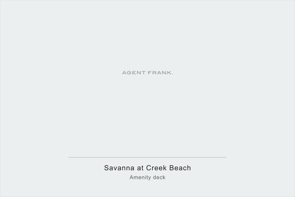 Photography pending for Savanna at Creek Beach, an off-plan development. This frame will show the amenity deck.